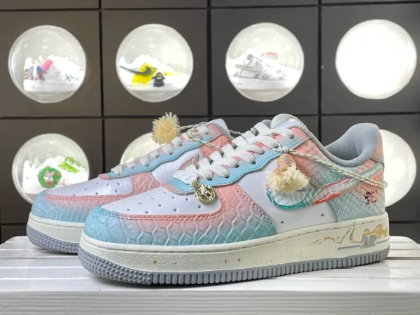 Assassins Creed Purple Gold Logo Inspired Custom Air Force 1 - Image 5