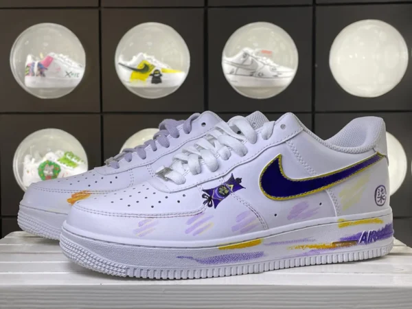 Nezha Cool Mythological Flame Red Laces Custom Air Force 1 - Image 5