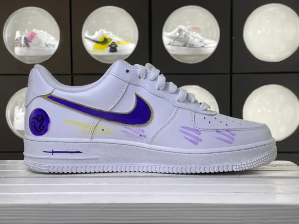 Nezha Cool Mythological Flame Red Laces Custom Air Force 1 - Image 3