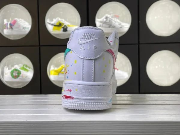 Colorful Flower Graffiti Why 2025 Custom Air Force 1 - Image 2