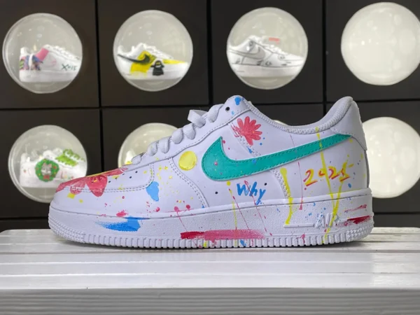 Colorful Flower Graffiti Why 2025 Custom Air Force 1