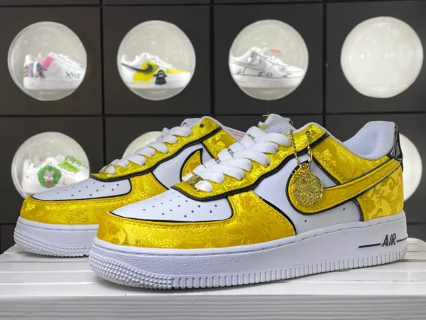 Golden Dragon Palace Style Custom Air Force 1 - Image 5