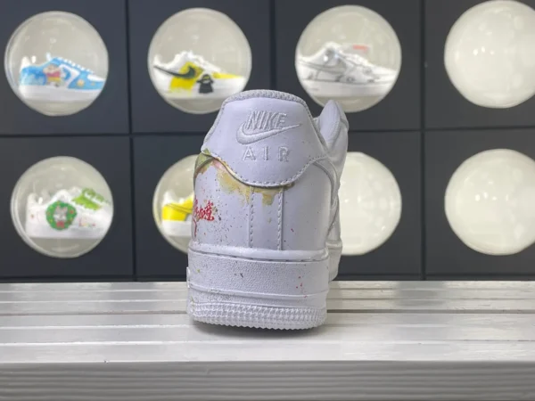 Plush Python Colorful Splatter Snake DIY Custom Air Force 1 - Image 2