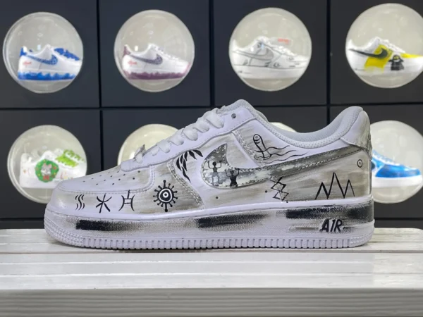 Street Art Personalized Attitude Graffiti Custom Air Force 1