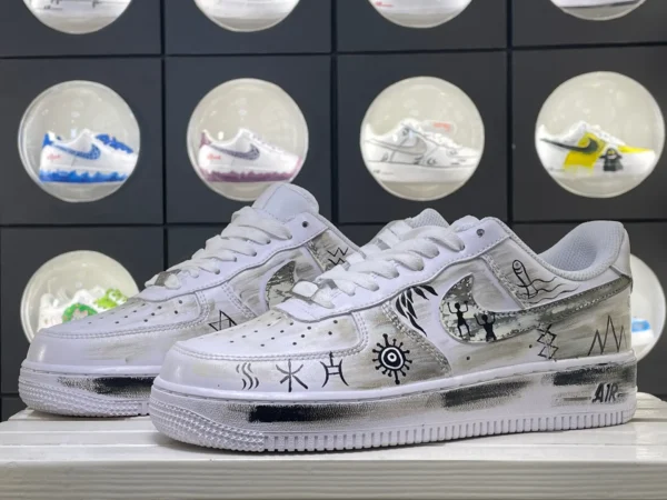 Street Art Personalized Attitude Graffiti Custom Air Force 1 - Image 5