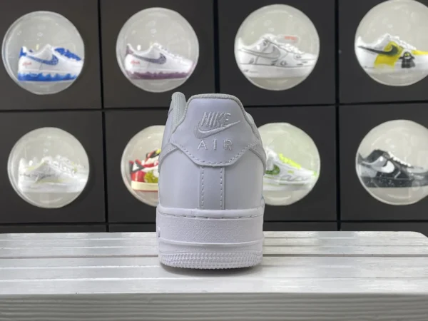 Blue White Cloud Sky Splatter Artistic Custom Air Force 1 - Image 2