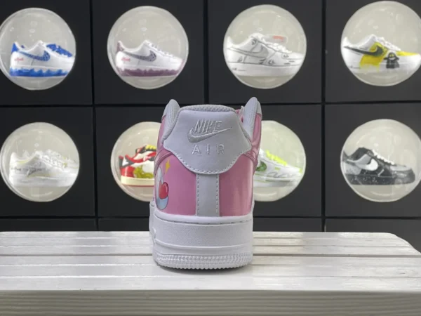 Sweet Pink White Pearl Jade Pendant Cartoon Custom Air Force 1 - Image 2