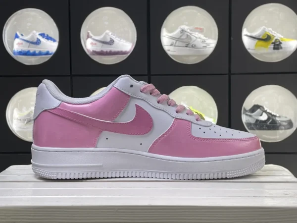 Sweet Pink White Pearl Jade Pendant Cartoon Custom Air Force 1 - Image 3