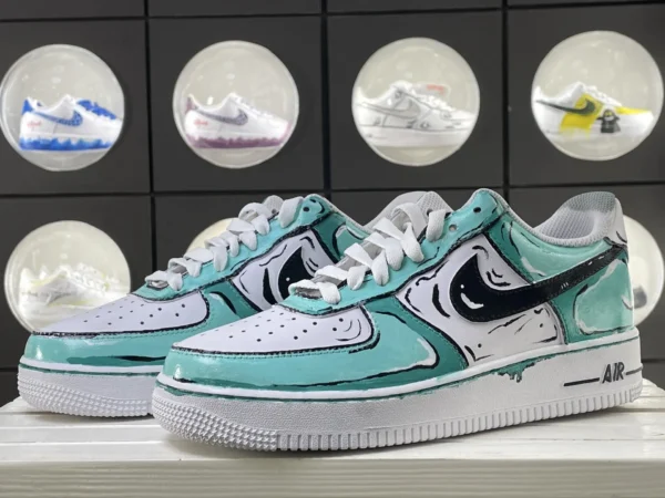 Street Art Graffiti Style Custom Air Force 1 - Image 5