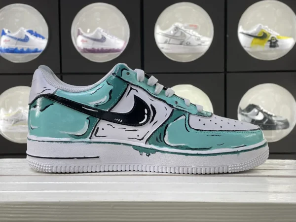 Street Art Graffiti Style Custom Air Force 1 - Image 3