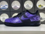 Dark Fantasy Magic Runes Purple Black Custom Air Force 1