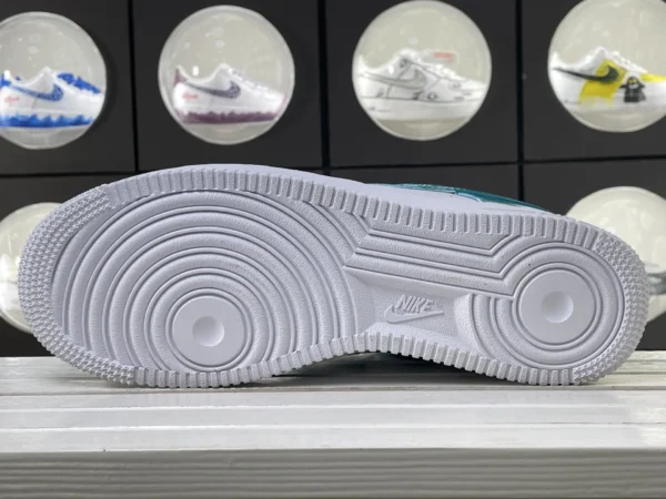 Clean Spring White Green Custom Air Force 1 - Image 4