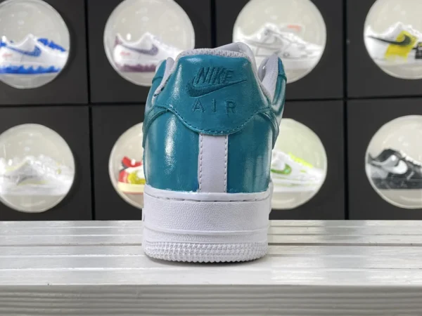 Clean Spring White Green Custom Air Force 1 - Image 2