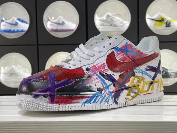Street Graffiti Wild Lines Multi-Color Custom Air Force 1 - Image 5