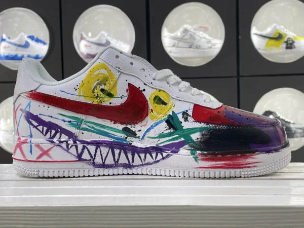 Street Graffiti Wild Lines Multi-Color Custom Air Force 1 - Image 3