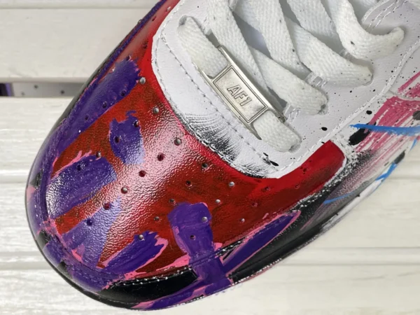 Street Graffiti Wild Lines Multi-Color Custom Air Force 1 - Image 6