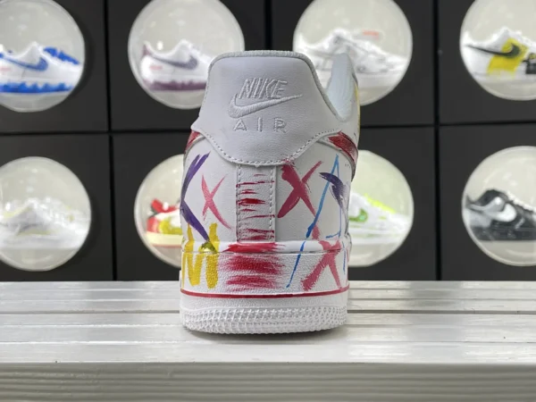 Street Graffiti Wild Lines Multi-Color Custom Air Force 1 - Image 2