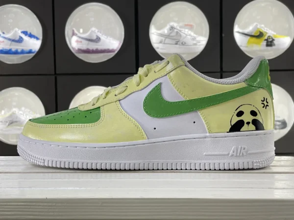 Spring Cartoon Fresh Green White Custom Air Force 1  Export to Sheets