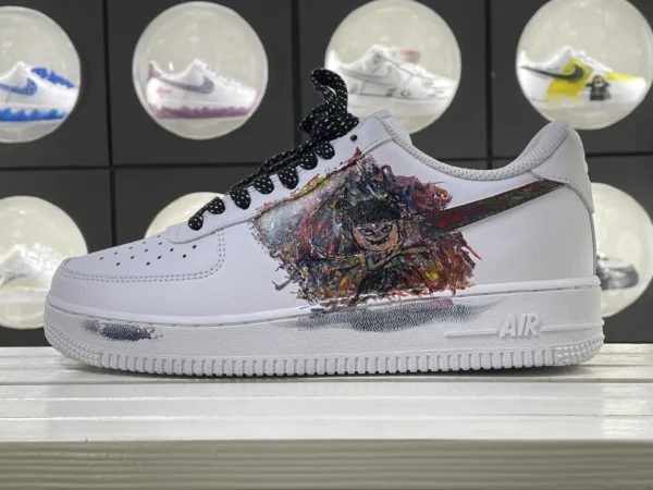 Anime Energy Hand-Painted White DIY Sneakers Custom Air Force 1