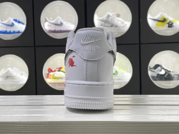 Flying Petals Hand-Painted Nature DIY Custom Air Force 1 - Image 2