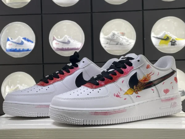 Flying Petals Hand-Painted Nature DIY Custom Air Force 1 - Image 5