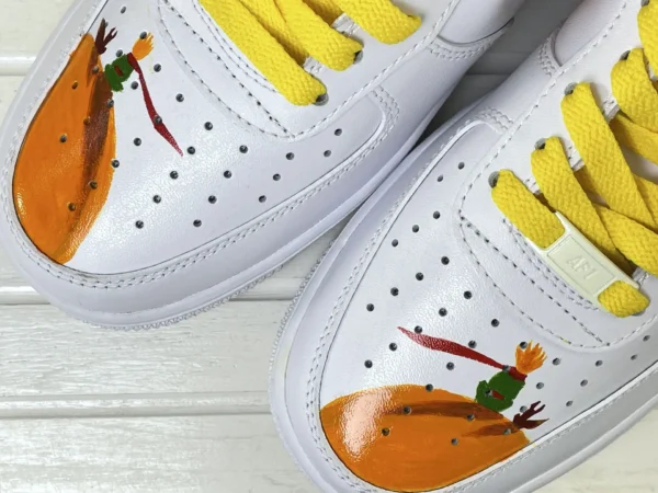 Fruit Fiesta Orange & Pomegranate Art Custom Air Force 1 - Image 6