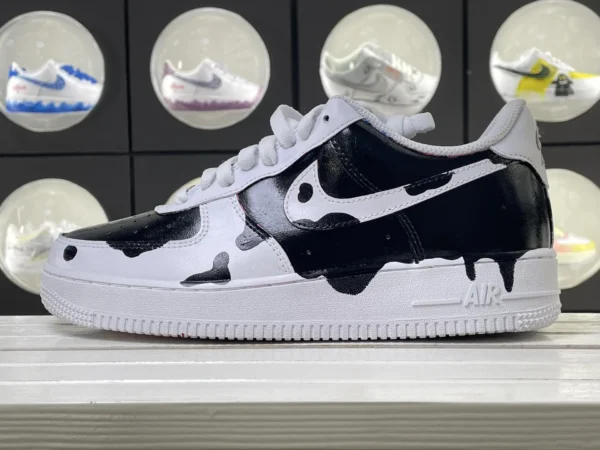 Classic Moo Black & White Cow Pattern Custom Air Force 1