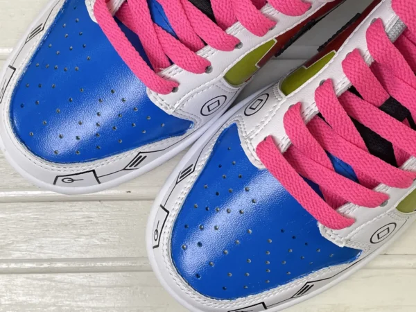 Level Up Loading Gamer Block & Button Art Custom Air Force 1 - Image 6