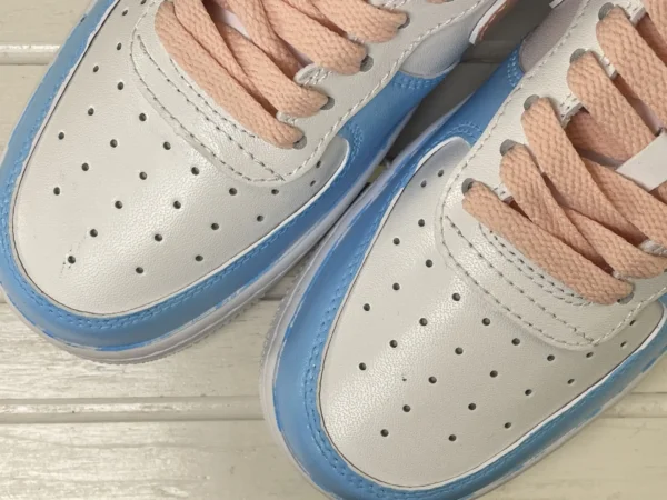 Anime Soul Blue & White Character Art Custom Air Force 1 - Image 6