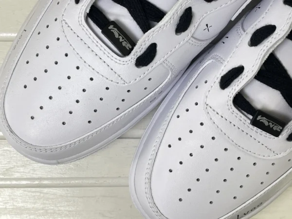 Doodle Story Penguin & Heart Hand Drawn Art Custom Air Force 1 - Image 6