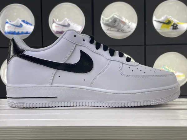 Street Tear Ink Black Splatter & Tear Art Custom Air Force 1 - Image 3