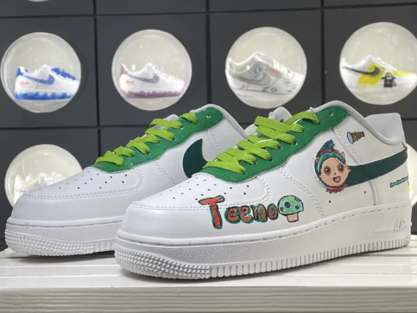 Swift Scout Teemo League of Legends Hand Painted Art Custom Air Force 1 - Image 5