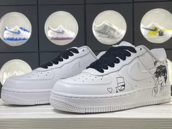 Cool Anime Gaze Anime Character Heart Glasses Art Custom Air Force 1 - Image 5