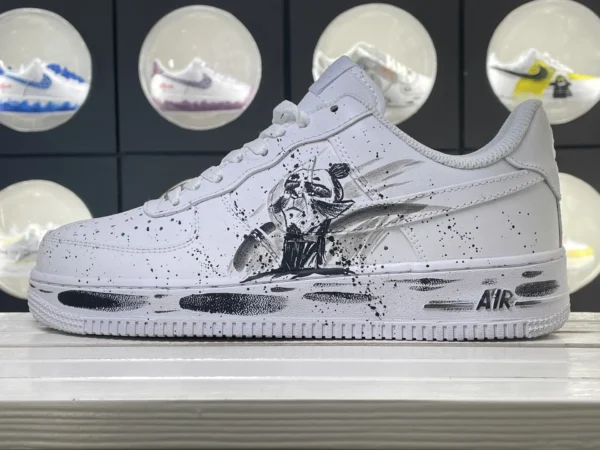 Mythic Leopard Shen Fengshen Shen Gongbao Ink Art Custom Air Force 1