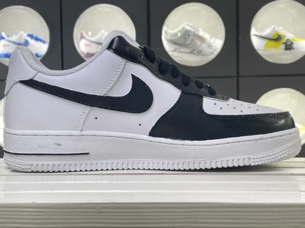 Snoopy Stitch Black & White Hand Painted Snoopy Art Custom Air Force 1 - Image 3