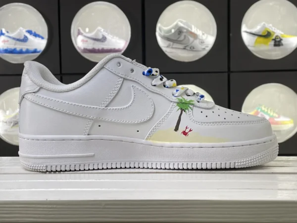 Dream Sky Splash Split Paint Cartoon Splatter Sole Custom Air Force 1 - Image 3