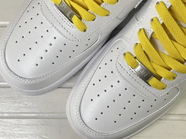 Geo Toon Joy Yellow Laces Cartoon Geometric Art Custom Air Force 1 - Image 6