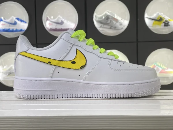 Patrick Star Pop Fluorescent Green Patrick Star Art Custom Air Force 1 - Image 3